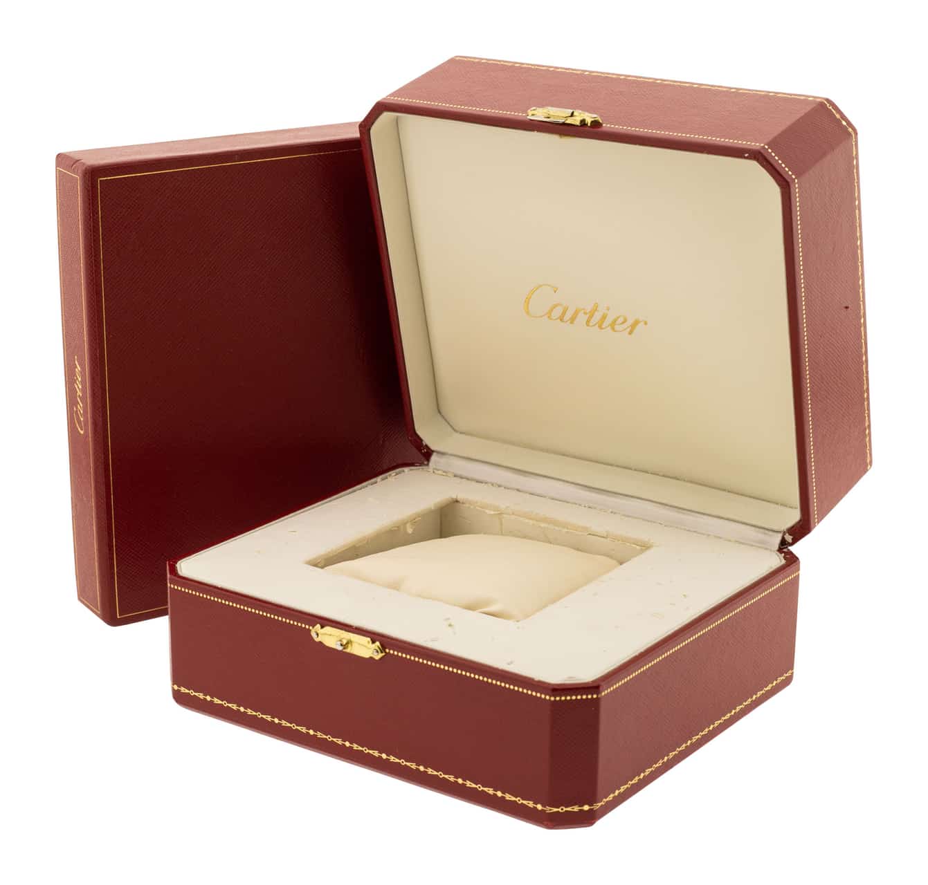 Cartier Santos 100 - Silver Roman Numeral Dial